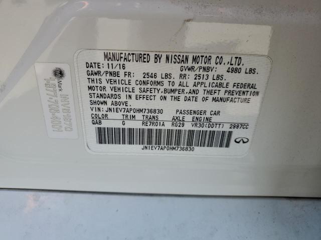 2017 INFINITI Q50 PREMIU - JN1EV7AP0HM736830