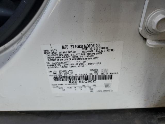 2018 FORD ECOSPORT S - MAJ3P1TE2JC210322