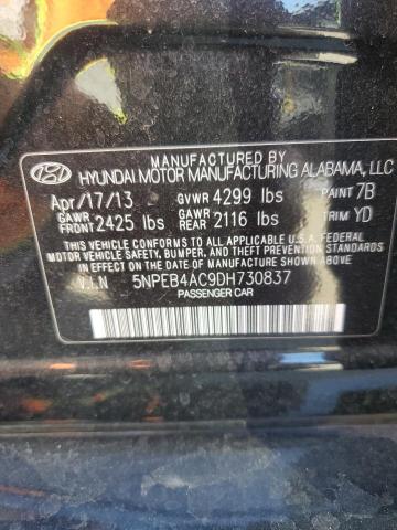 VIN 5NPEB4AC9DH730837 2013 Hyundai Sonata, Gls no.12