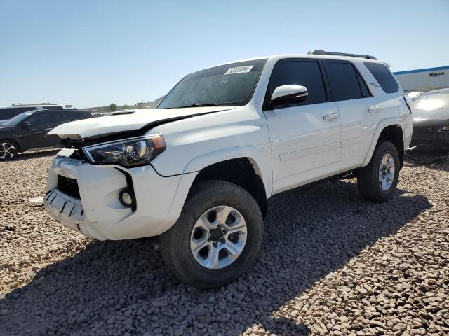 TOYOTA 4RUNNER SR 2019 white  gas JTEBU5JR1K5705219 photo #1