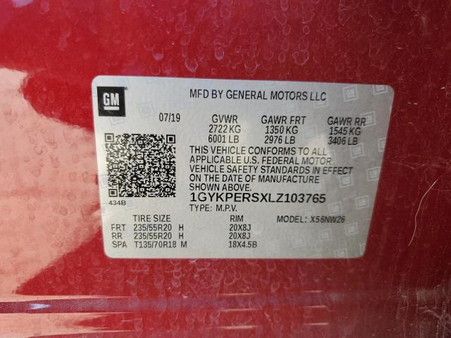 2020 CADILLAC XT6 PLATIN - 1GYKPERSXLZ103765