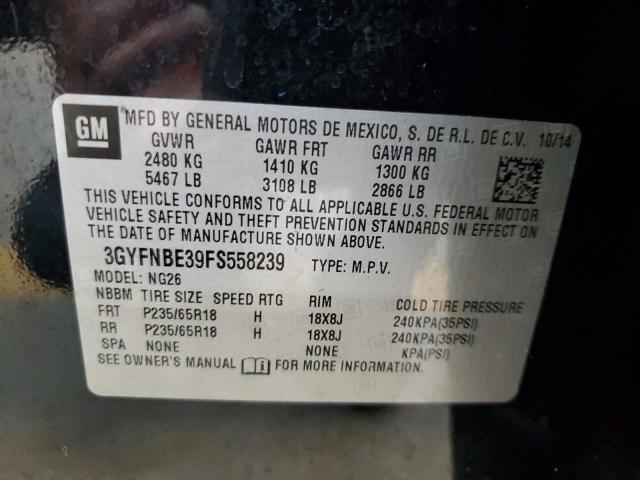 2015 CADILLAC SRX LUXURY - 3GYFNBE39FS558239