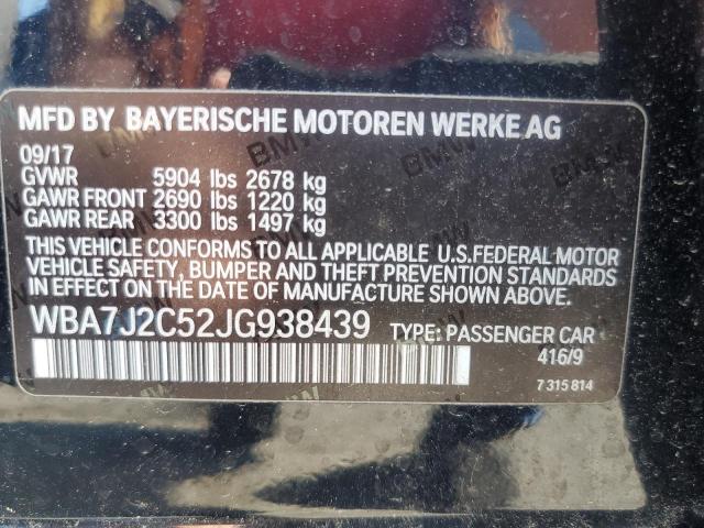 2018 BMW 740 XE WBA7J2C52JG938439