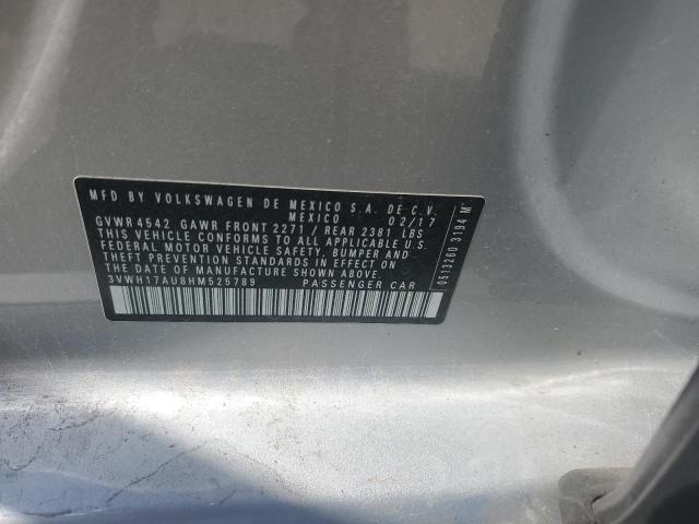 2017 VOLKSWAGEN GOLF ALLTR - 3VWH17AU8HM525789