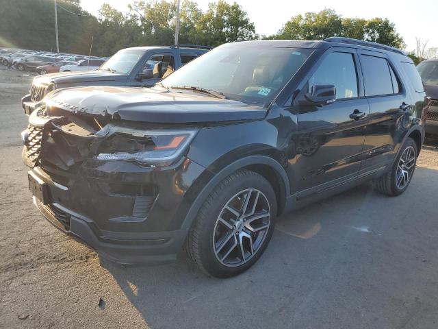 FORD EXPLORER S 2018 black  gas 1FM5K8GT5JGA62710 photo #1