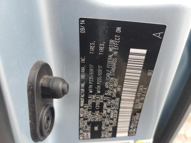 2015 TOYOTA SIENNA XLE - 5TDYK3DC8FS538096