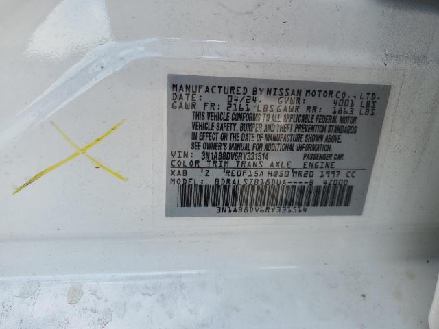 2024 NISSAN SENTRA SR - 3N1AB8DV6RY331514