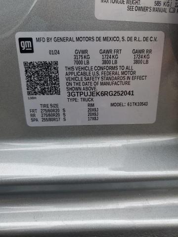 2024 GMC SIERRA K15 - 3GTPUJEK6RG252041