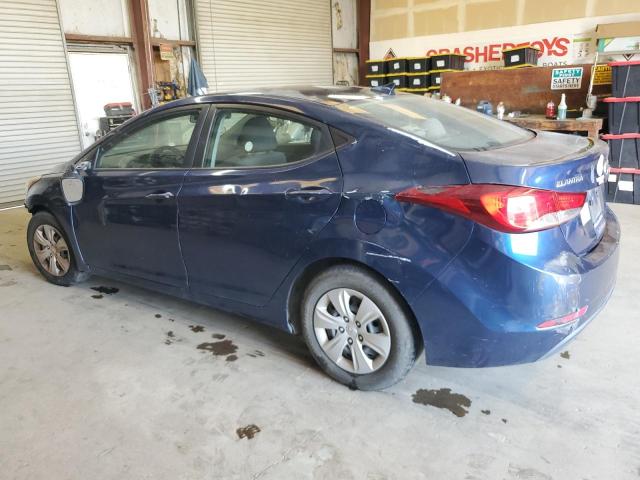 HYUNDAI ELANTRA SE 2016 blue  gas 5NPDH4AE1GH717273 photo #3