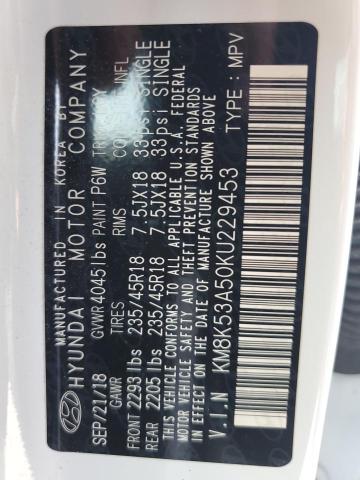 2019 HYUNDAI KONA ULTIM - KM8K53A50KU229453