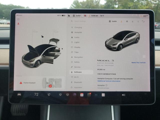 VIN 5YJ3E1EB5JF117008 2018 Tesla MODEL 3 no.9