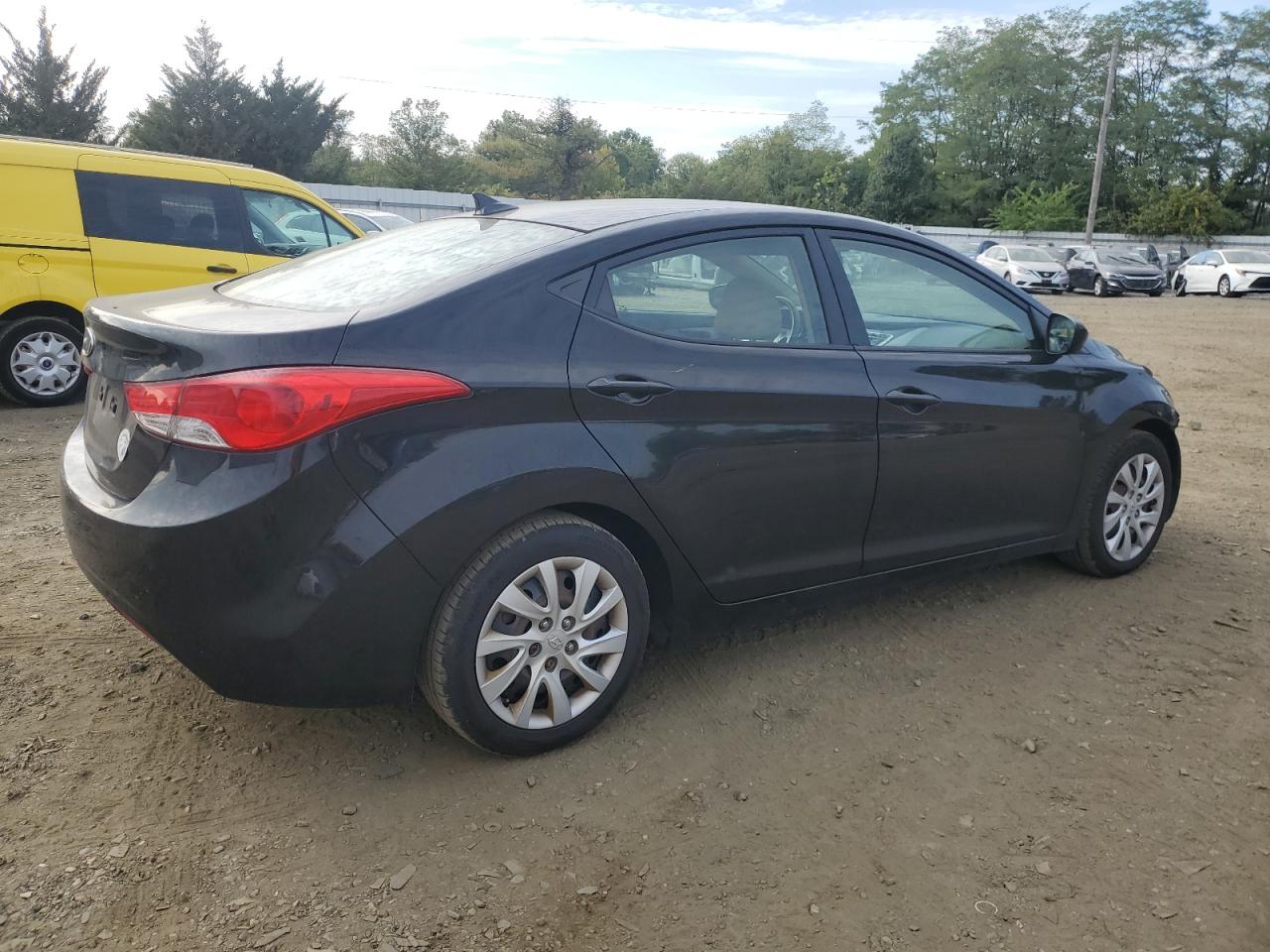 Lot #2912098603 2012 HYUNDAI ELANTRA GL