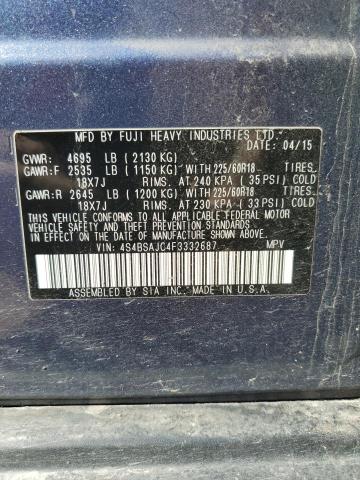 2015 SUBARU OUTBACK 2. - 4S4BSAJC4F3332687