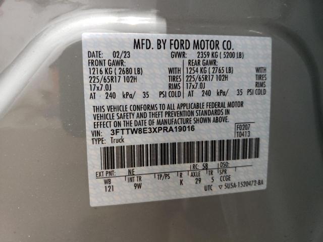 2023 FORD MAVERICK X - 3FTTW8E3XPRA19016