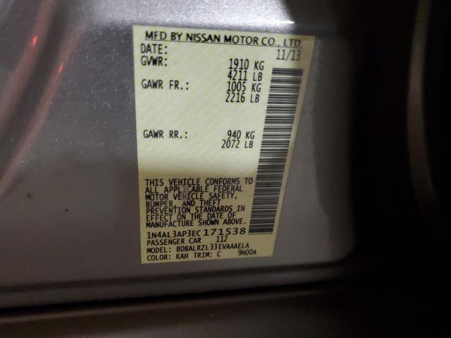 VIN 1N4AL3AP3EC171538 2014 Nissan Altima, 2.5 no.12