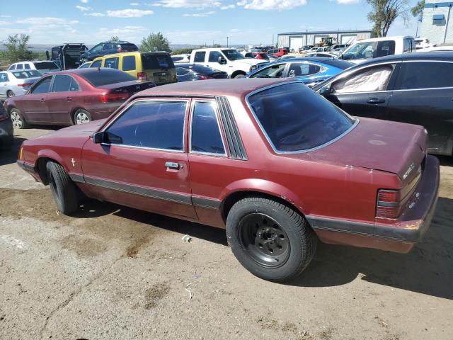 Vin: 1fabp2636gf228227, lot: 70426344, ford mustang lx 19862