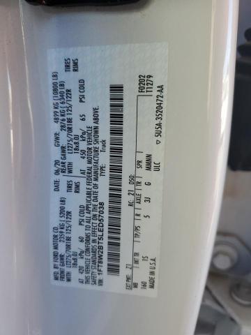 2020 FORD F250 SUPER - 1FT8W2BT5LED57038