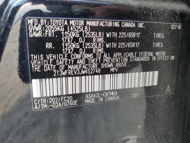 2018 TOYOTA RAV4 ADVEN - 2T3WFREV3JW452748