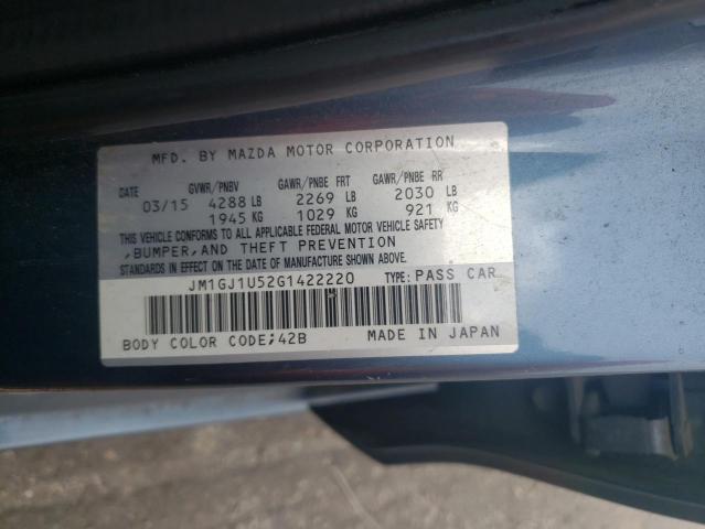 2016 MAZDA 6 SPORT - JM1GJ1U52G1422220
