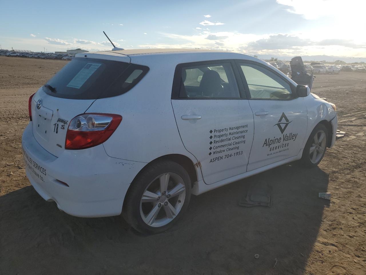 TOYOTA COROLLA MA 2010 white hatchbac gas 2T1LE4EE2AC017609 photo #4