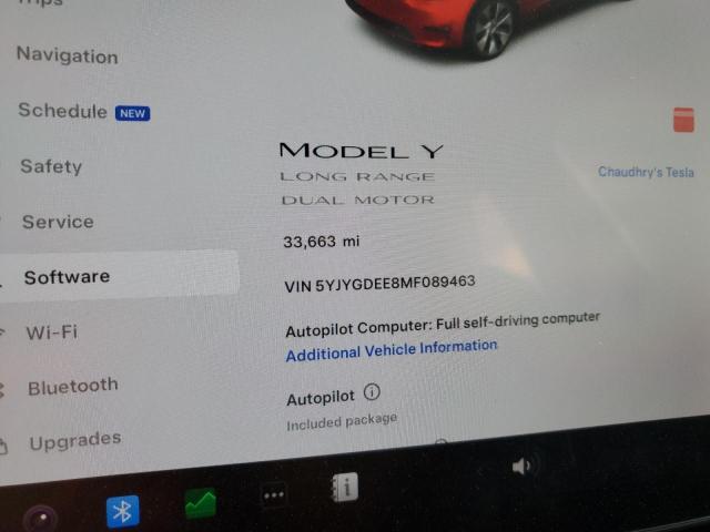 2021 TESLA MODEL Y - 5YJYGDEE8MF089463