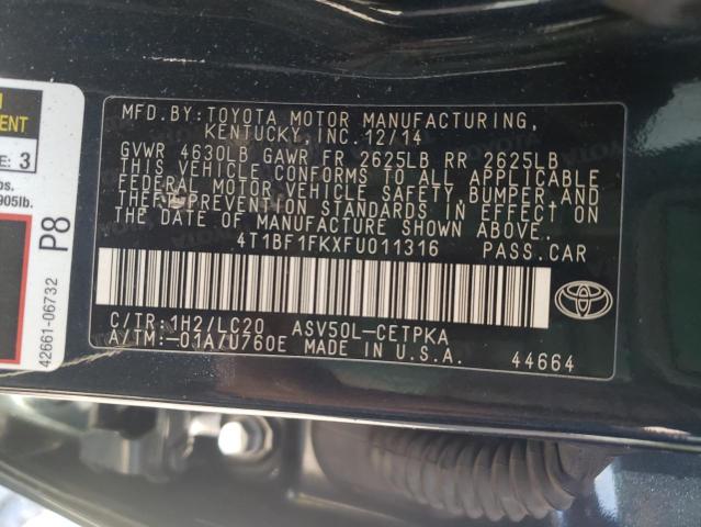 2015 TOYOTA CAMRY LE - 4T1BF1FKXFU011316