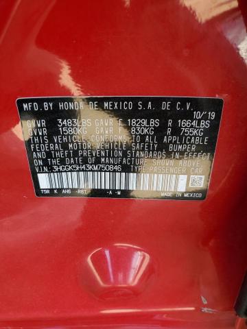 2019 HONDA FIT LX - 3HGGK5H43KM750846