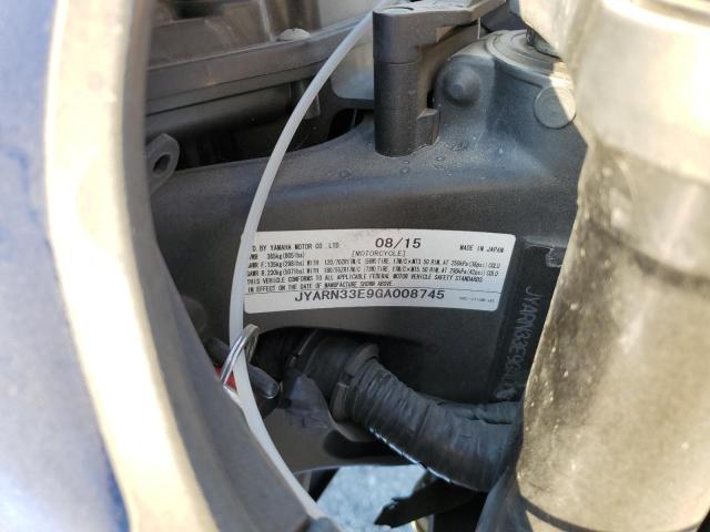 2016 YAMAHA FZ09 JYARN33E9GA008745