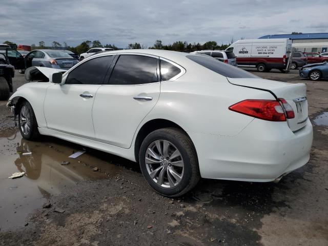 INFINITI M37 X 2013 white sedan 4d gas JN1BY1AR0DM601088 photo #3