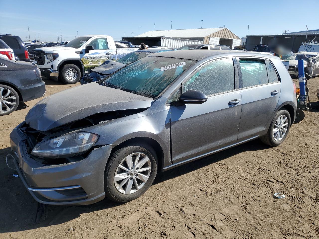 Lot #2928832498 2019 VOLKSWAGEN GOLF S