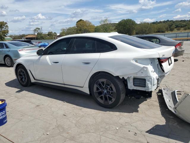 BMW I4 EDRIVE 2023 white  electric WBY43AW00PFP75295 photo #3