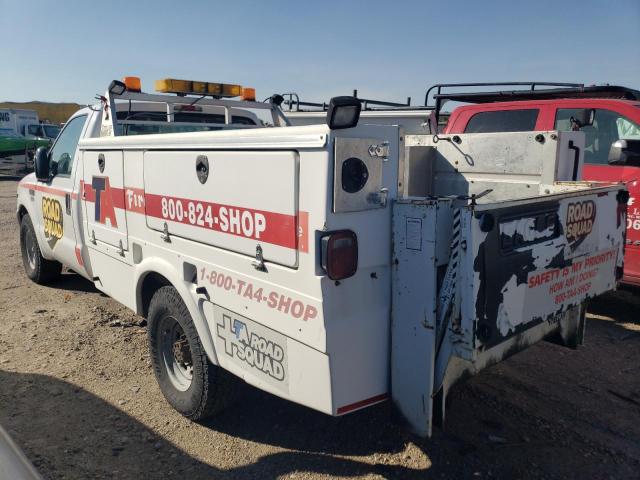 FORD F350 SRW S 2001 white chassis gas 1FDSF34L31EC08984 photo #3