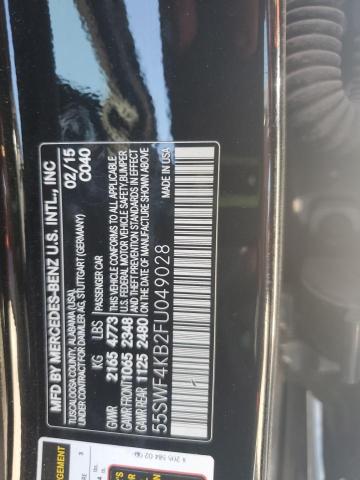 2015 MERCEDES-BENZ C 300 4MAT - 55SWF4KB2FU049028