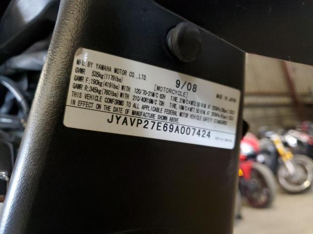 2009 YAMAHA XV1900 CU JYAVP27E69A007424