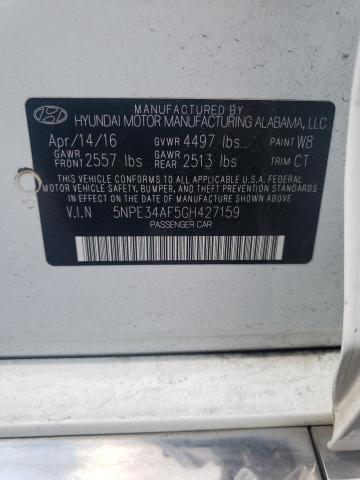 2016 HYUNDAI SONATA SPO - 5NPE34AF5GH427159