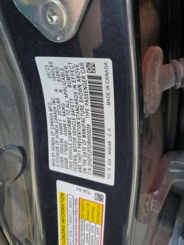 VIN 2HGFE2F53RH509259 2024 Honda Civic, Sport no.12