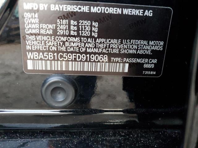 VIN WBA5B1C59FD919068 2015 BMW 5 Series, 535 I no.13