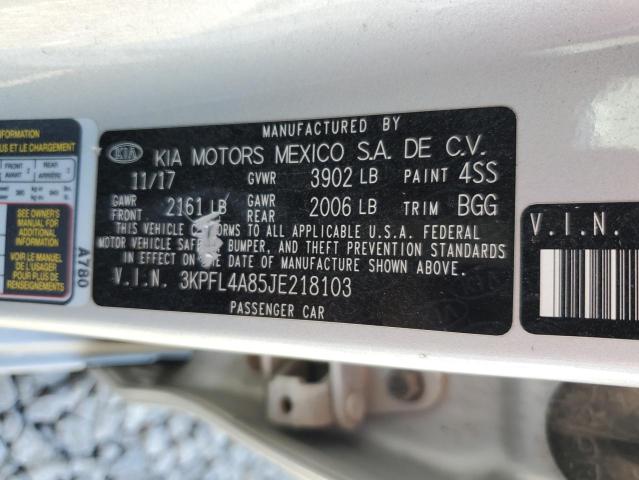 VIN 3KPFL4A85JE218103 2018 KIA Forte, EX no.12