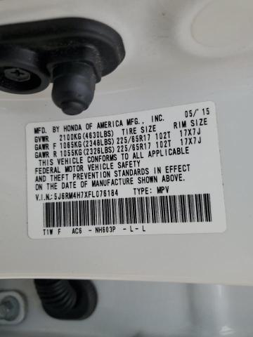 2015 HONDA CR-V EXL - 5J6RM4H7XFL076184