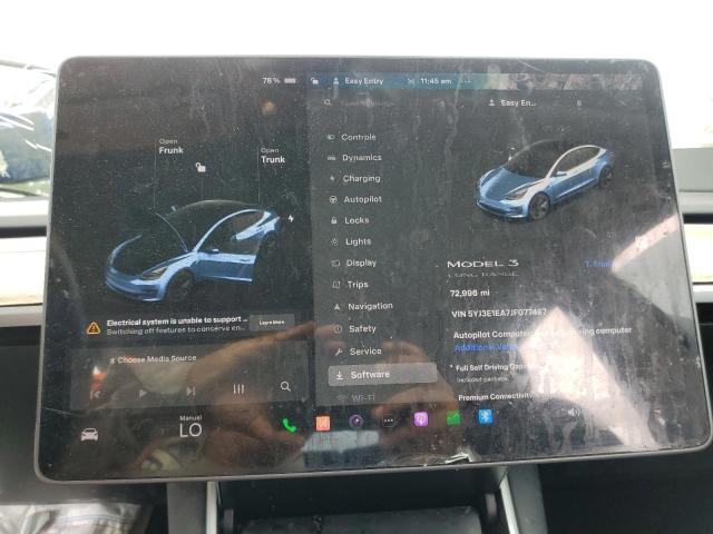 2018 TESLA MODEL 3 - 5YJ3E1EA7JF077487