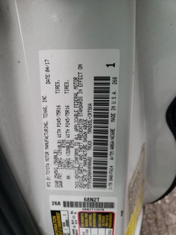 2017 TOYOTA TACOMA ACC - 5TFRX5GN8HX090602