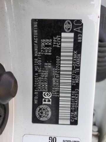 2015 TOYOTA COROLLA L - 2T1BURHE9FC270067