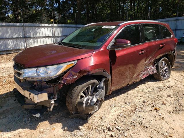 VIN 5TDKZRFH2JS267428 2018 Toyota Highlander, SE no.1