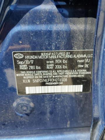 2018 HYUNDAI ELANTRA SE - 5NPD74LF9JH276508