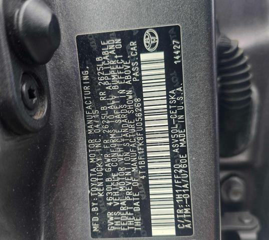 VIN 4T1BF1FK8FU056268 2015 Toyota Camry, LE no.10