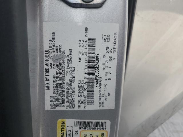 2016 FORD FUSION TIT - 3FA6P0SU3GR243095