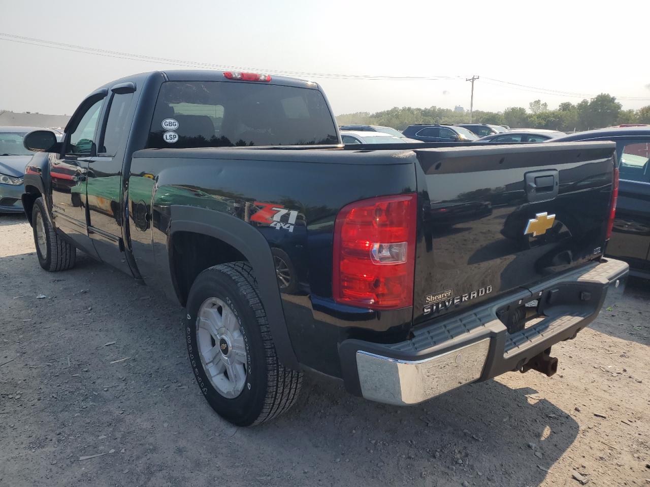 CHEVROLET SILVERADO 2013 blue 4dr ext flexible fuel 1GCRKTE78DZ233165 photo #3