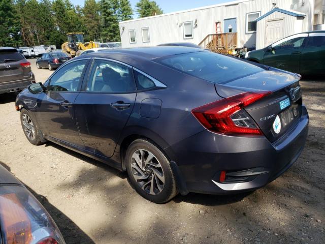 HONDA CIVIC EX 2016 gray sedan 4d gas 19XFC2F76GE224568 photo #3