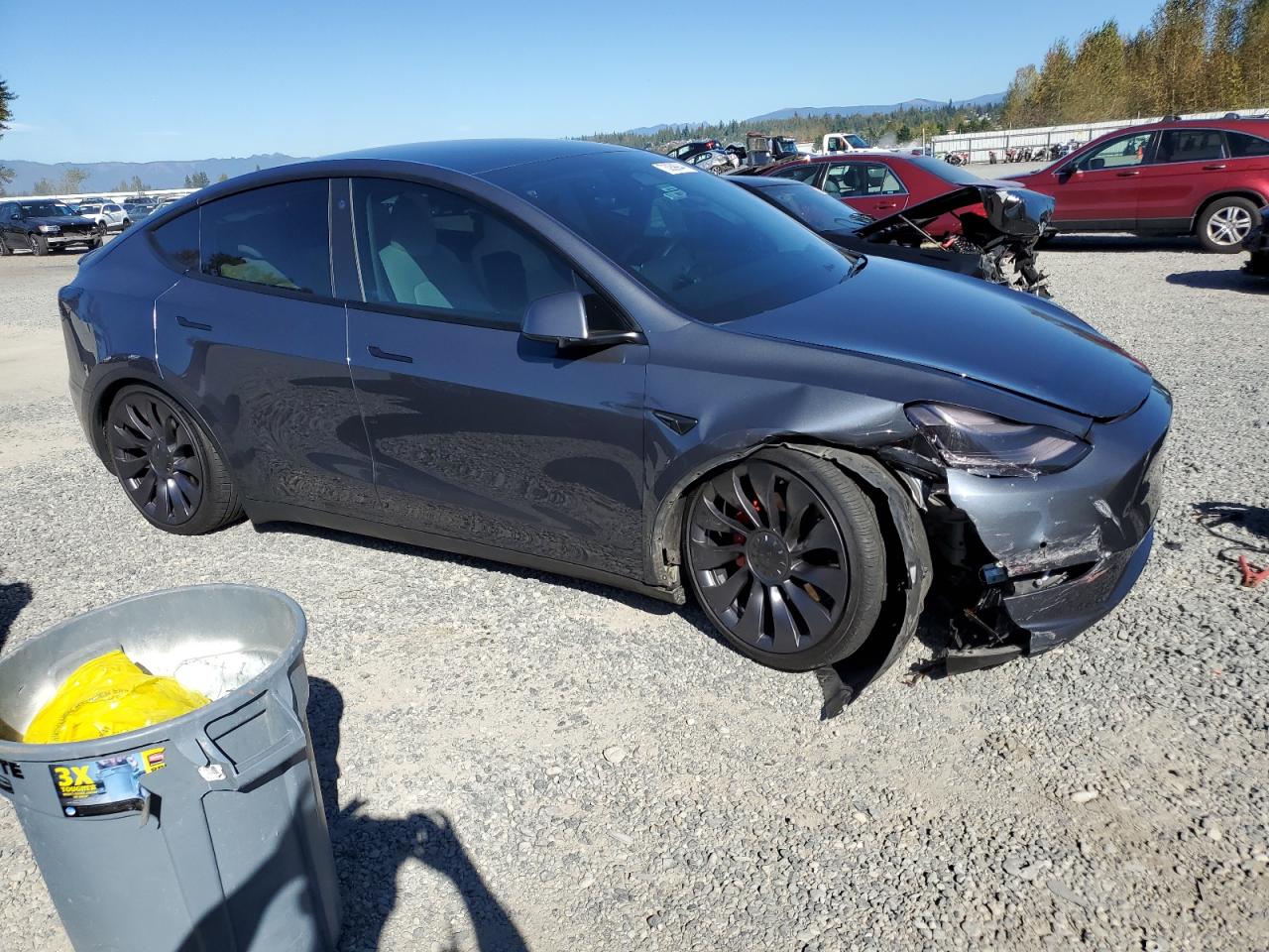 Lot #2977154237 2022 TESLA MODEL Y