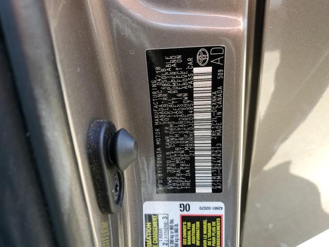 2018 TOYOTA COROLLA L - 2T1BURHE0JC094857